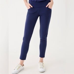 Lilly Pulitzer Corso Pant Luxletic 28” True Navy Size 12
